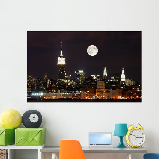 New York City Skyline Wall Mural Wallmonkeys