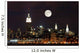 The New York City skyline from the Liberty State Park Wall Mural