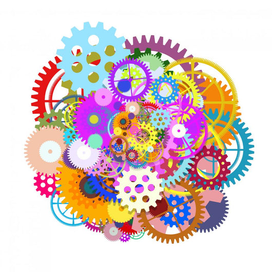 gears wheels design Wall Decal