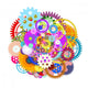 gears wheels design Wall Decal