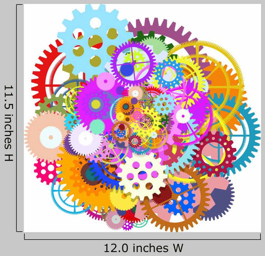 gears wheels design Wall Decal