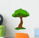 Illustration Tree White Wall Decal