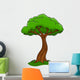 Illustration Tree White Wall Decal