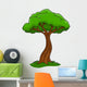 Illustration Tree White Wall Decal