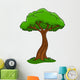 Illustration Tree White Wall Decal