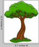 Illustration Tree White Wall Decal