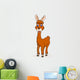 Happy Llama carton Wall Decal