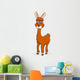 Happy Llama carton Wall Decal