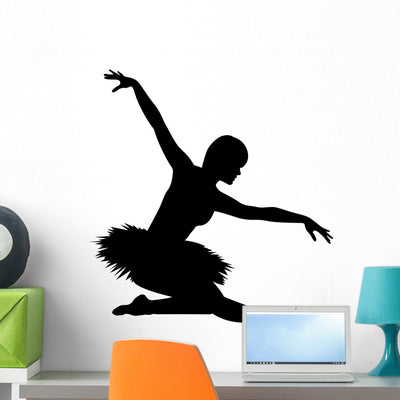 Ballett shown on a wall