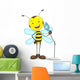 Vector Illustration Bee Singing