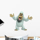 crazy white yeti Wall Decal