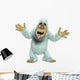 crazy white yeti Wall Decal