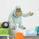 white bigfoot Wall Decal