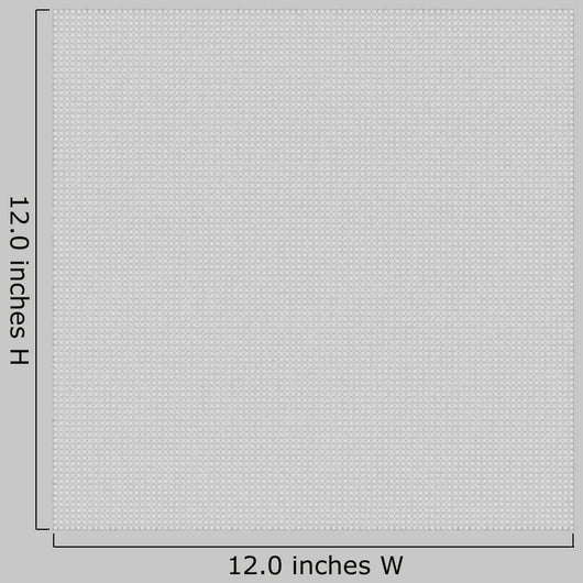 Gray Canvas with Delicate Wall Decal