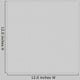 Gray Canvas with Delicate Wall Decal