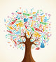 Abstract Musical Tree Made