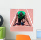 Male Track and Field Athlete before the Race Start Wall Mural