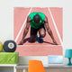 Male Track and Field Athlete before the Race Start Wall Mural