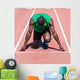 Male Track and Field Athlete before the Race Start Wall Mural