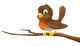 Cute Robin Sitting Tree