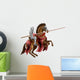 Lance Wielding Knight Wall Decal