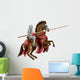 Lance Wielding Knight Wall Decal