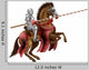 Lance Wielding Knight Wall Decal