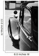 Traction Avant Noir Et Blanc Wall Mural
