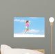 Female Athlete Running Wall Decal