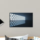 Abstract Interior with Stained-glass Wall Mural