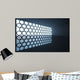 Abstract Interior with Stained-glass Wall Mural