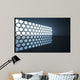 Abstract Interior with Stained-glass Wall Mural