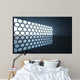 Abstract Interior with Stained-glass Wall Mural