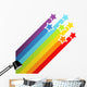 Rainbow Shooting Stars Wall Decal