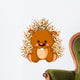 Fun zoo. Porcupine Wall Decal