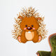 Fun zoo. Porcupine Wall Decal