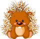 Fun zoo. Porcupine Wall Decal