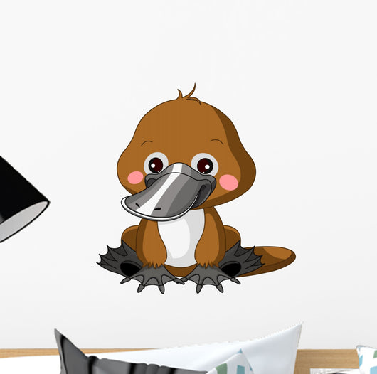 Fun zoo. Platypus Wall Decal