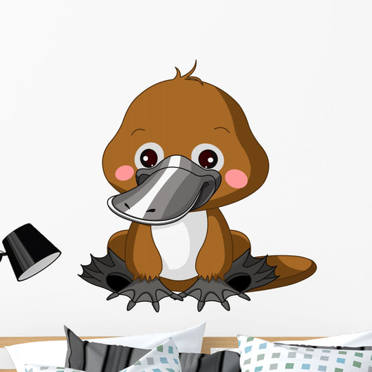 Fun zoo. Platypus Wall Decal