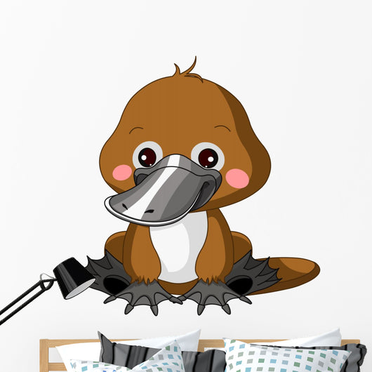 Fun zoo. Platypus Wall Decal