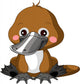 Fun zoo. Platypus Wall Decal