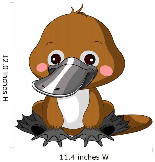 Fun zoo. Platypus Wall Decal