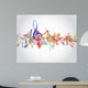 Multicolour Musical Notes