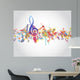 Multicolour Musical Notes