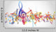 Multicolour Musical Notes