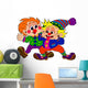 two clowns Wall Decal