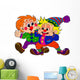 two clowns Wall Decal