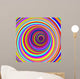 Cerchi Ipnotici-Hypnotic Psychedelic Circles-Vector Wall Mural