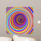 Cerchi Ipnotici-Hypnotic Psychedelic Circles-Vector Wall Mural