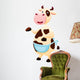 Cow cartoon Wall Decal